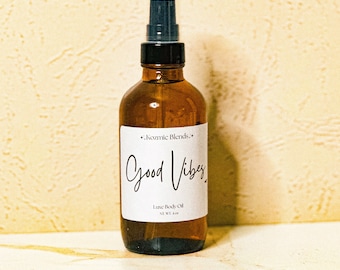 Good Vibes Body Oil|Perfume Body Oil|Caramel & Pistachio Body Oil|Plant Based Body Oil