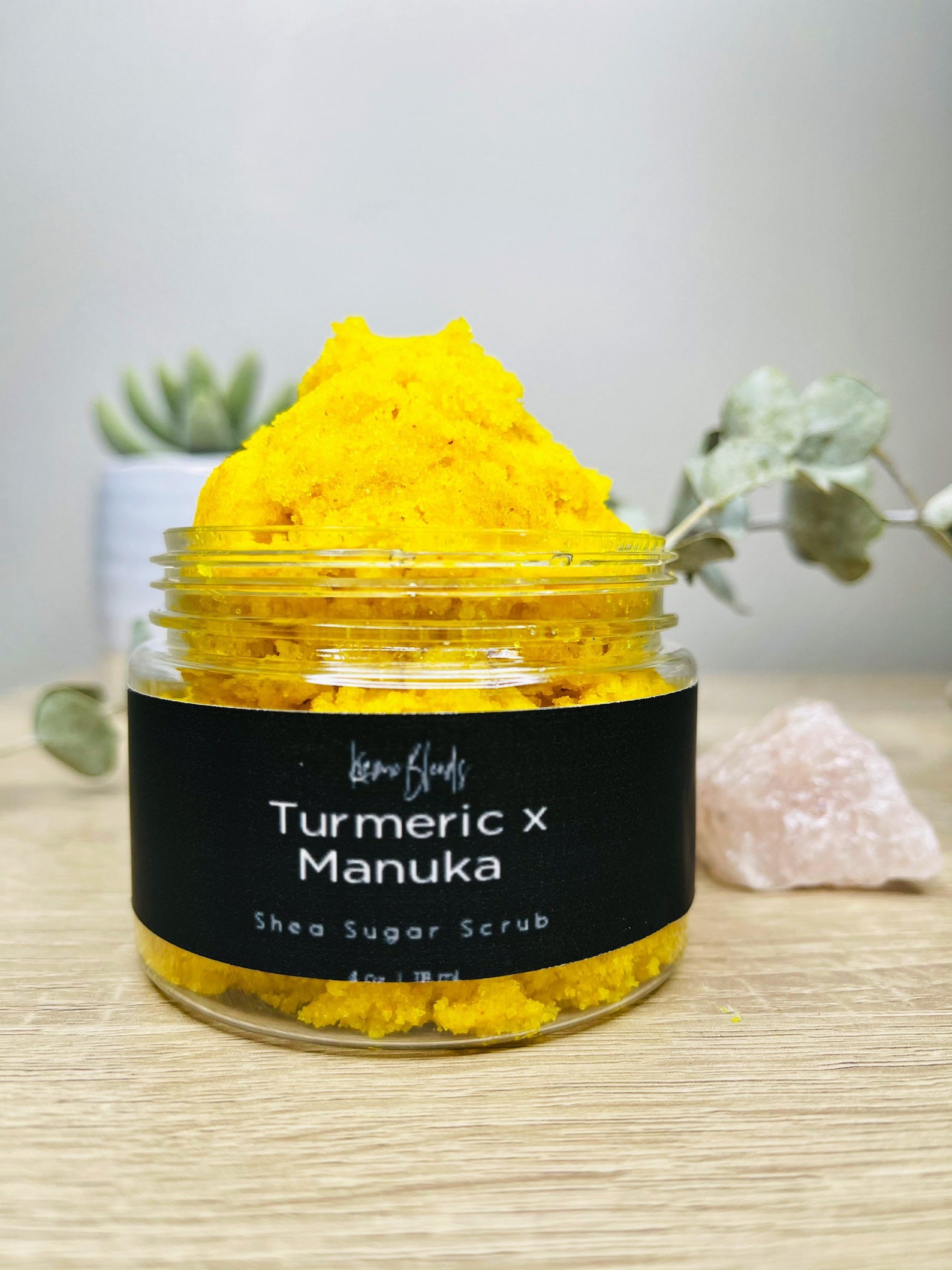 Turmeric & Manuka Honey Sugar Scrub Skin Brightening Scrub Etsy