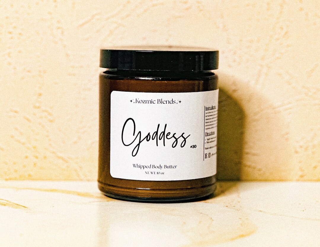 Goddess Triple Whipped Body Butter Luxury Body Butter Vegan Body Butter
