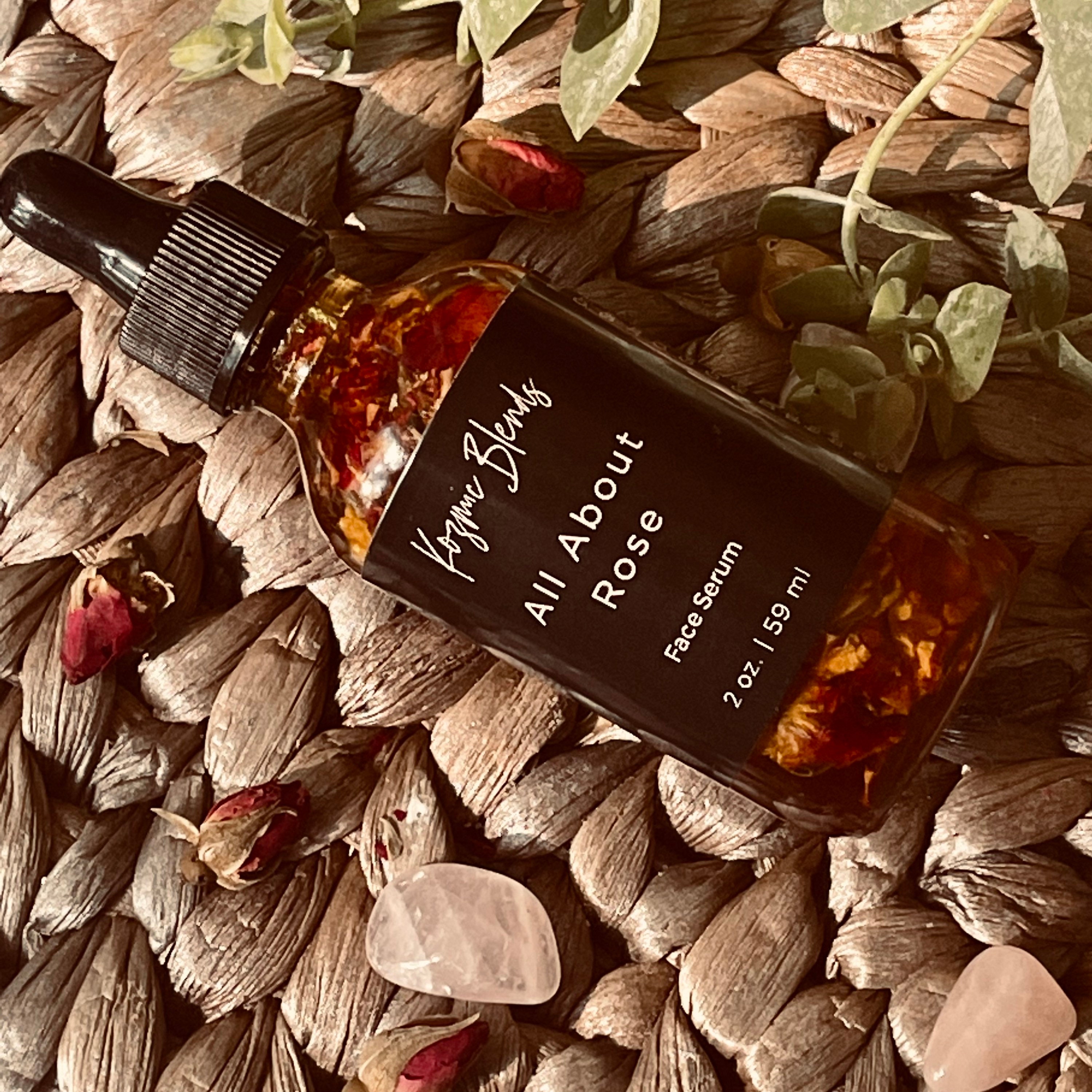 Organic Rose Infused Face Serum|Rose Hip Face Oil| Night Time Healing…