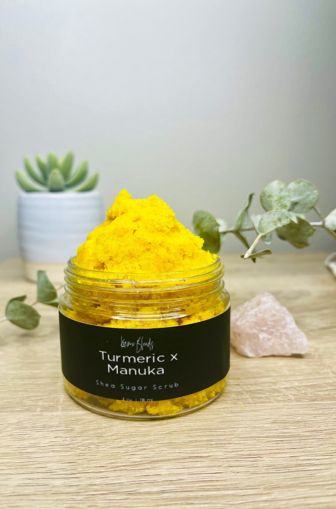 Turmeric & Manuka Honey Sugar Scrub Skin Brightening Scrub Etsy