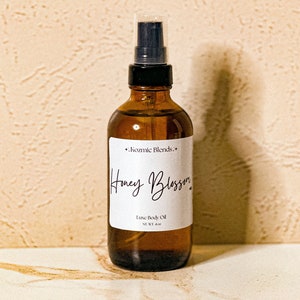 Honey Blossom Luxe Body Botanical Infused Body OilVegan Body Oil afbeelding 1