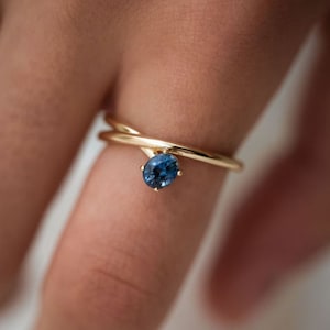 Black Opal Ring-14k Solid Gold Black Opal Ring-Promise Ring-Black Fire Opal Ring-Black Opal Gemstone Ring-Opal Ring-Opal Birthstone Ring