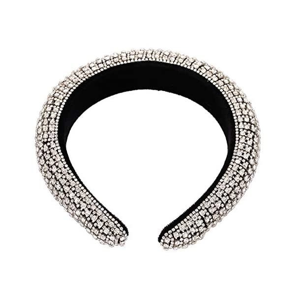 Luxury Crystal Beaded /diamond Headband Padded Hairbands - Etsy