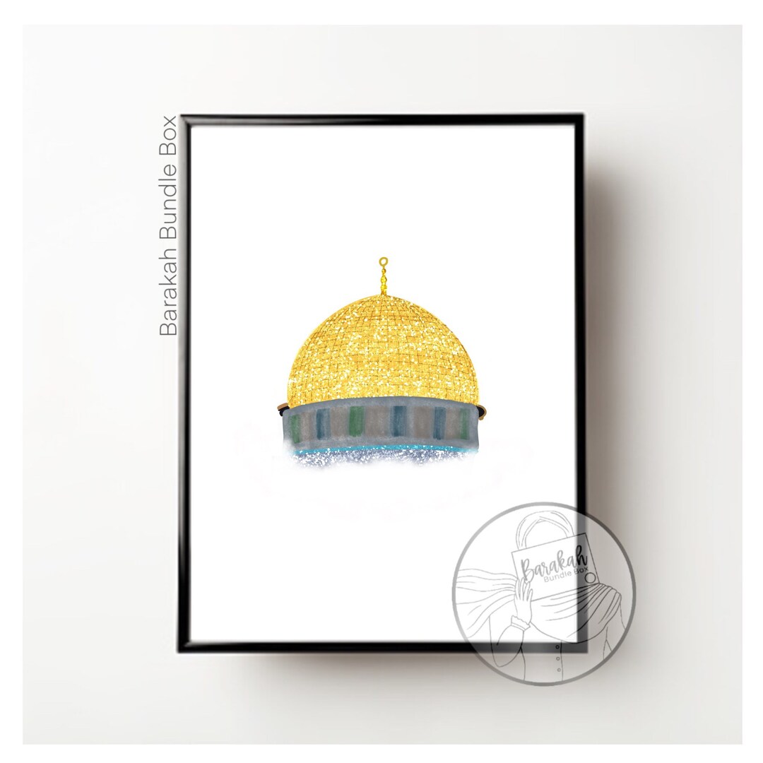 Masjid Al Aqsa Print | Islamic Mosque Print - Etsy