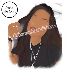 Digital File Only (1-4 people)- PRINTABLE | Custom Print | Digital illustration | cartoon portrait | Custom Portrait | (No Physical Item)