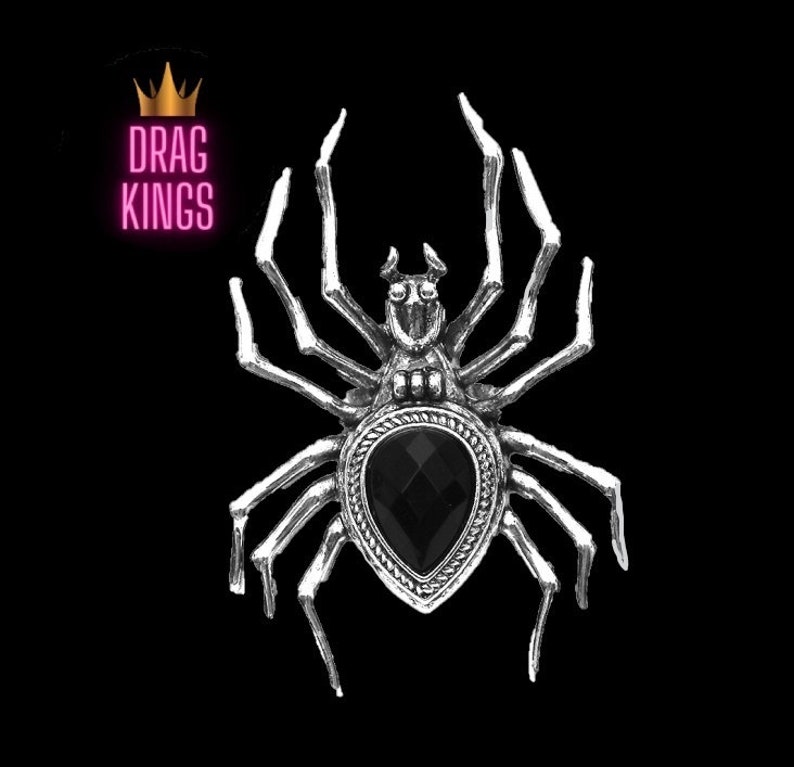 Large Spider Ring Spider Ring Gothic Jewellery Goth Ring Insect Ring