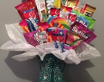 Cowgirl-Cowboy Candy Bouquet