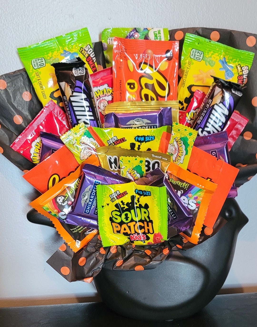 Halloween Black Bird Candy Bouquet Etsy