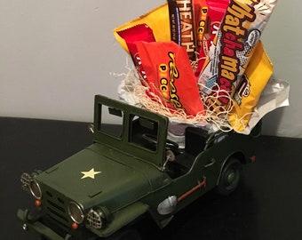 General Jeep truck Candy Bouquet