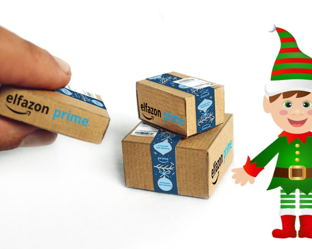 Elfazon Prime Boxes 16 Mini, Printable Christmas Packages Etsy Australia