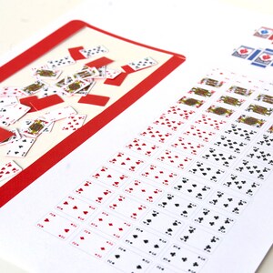 Mini Playing Card Deck Template, Printable DIY Download File - Etsy