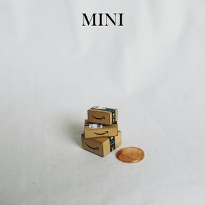 Mini Amazon Box 1:12 Template, Instant Download Printable Packages - Etsy