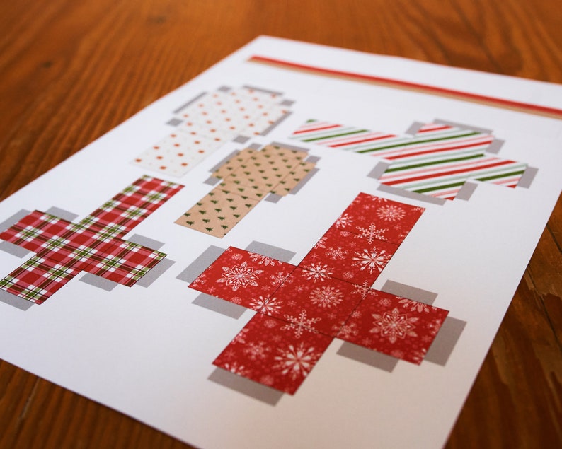 Miniature Christmas Presents 1:6 Printable Templates for - Etsy