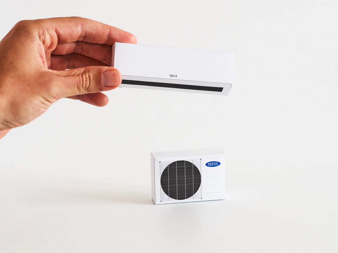 Miniature Air Conditioner Template, 1:12 Dollhouse Printable DIY ...