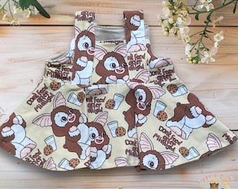 Don’t Feed After Midnight, Gremlins Fan Strapless Dress or Dress Top - Ages 0-10 Y organic cotton