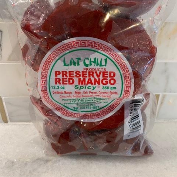 Latchui Preserved Red Mango Spicy 350 gm 12.3 oz