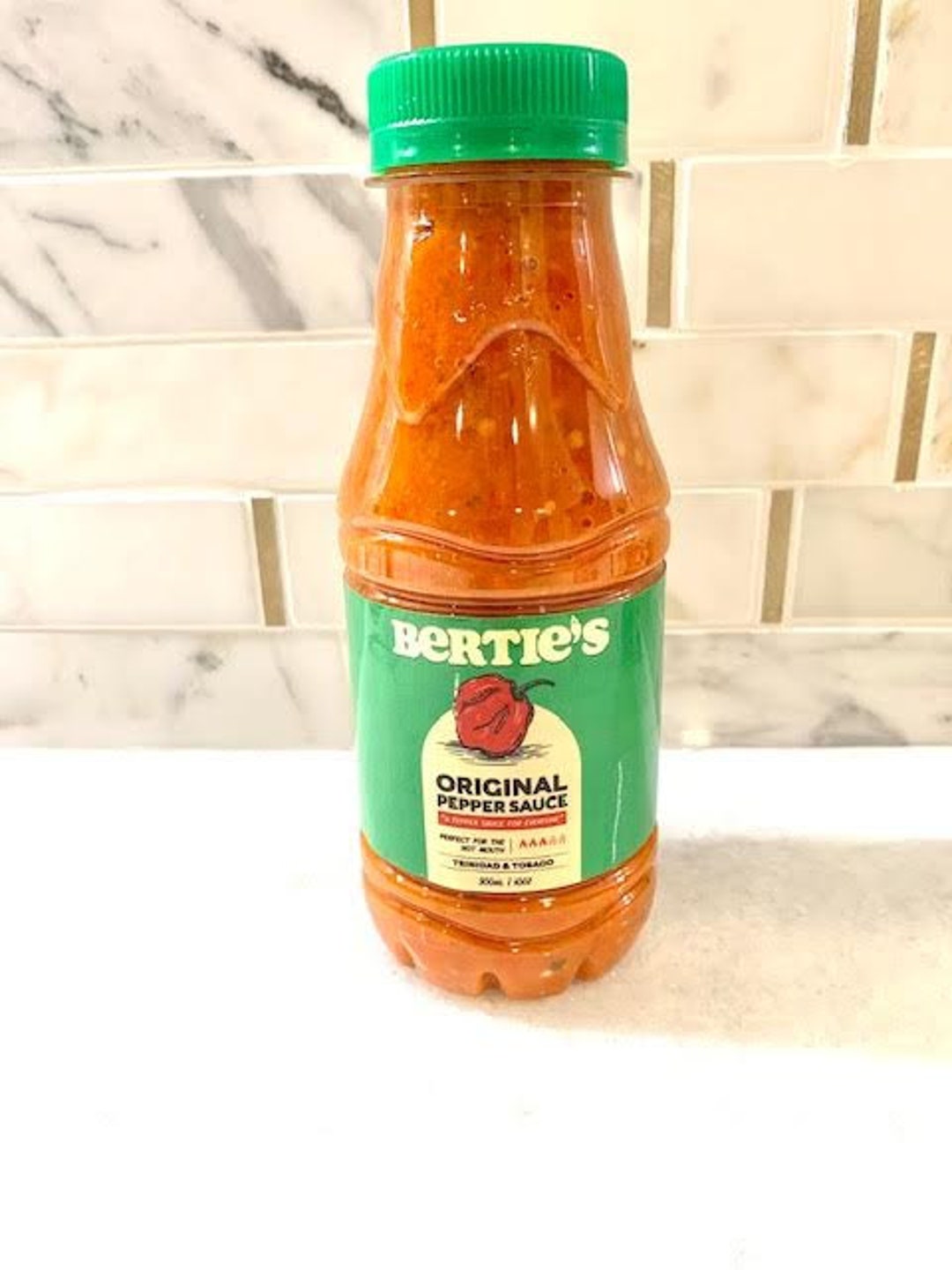 Berties Pepper Sauce 300ML/ 10 Oz - Etsy