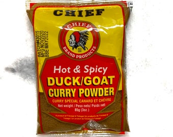 Chief Hot & Spicy Duck/Goat Curry Powder - 85g (3oz)