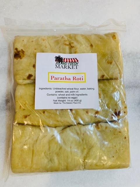 2-PKS Paratha Roti (Buss Up Shut) - Package of Three (14 oz) Just Like Homemade!