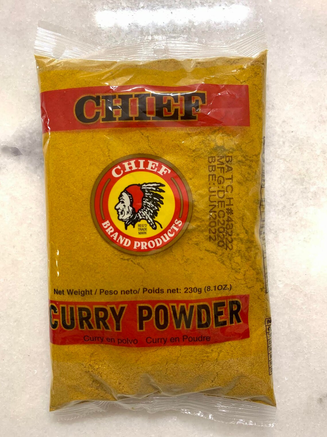 Chief Curry Powder 230g 8.1oz Etsy
