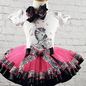 pink zebra tutu dress Zebra Hot Pink Petti Dress