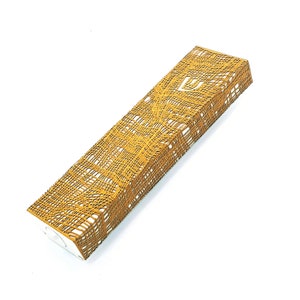Yuta Gold 4.7" - Stainless Steel  Modern Mezuzah Case . Made In Israel . Fits up to 4"/10 cm scrolls. Worldwide Free Shipping.