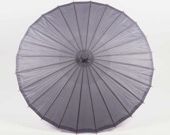 BLOWOUT 32" Driftwood Grey Paper Parasol Umbrella