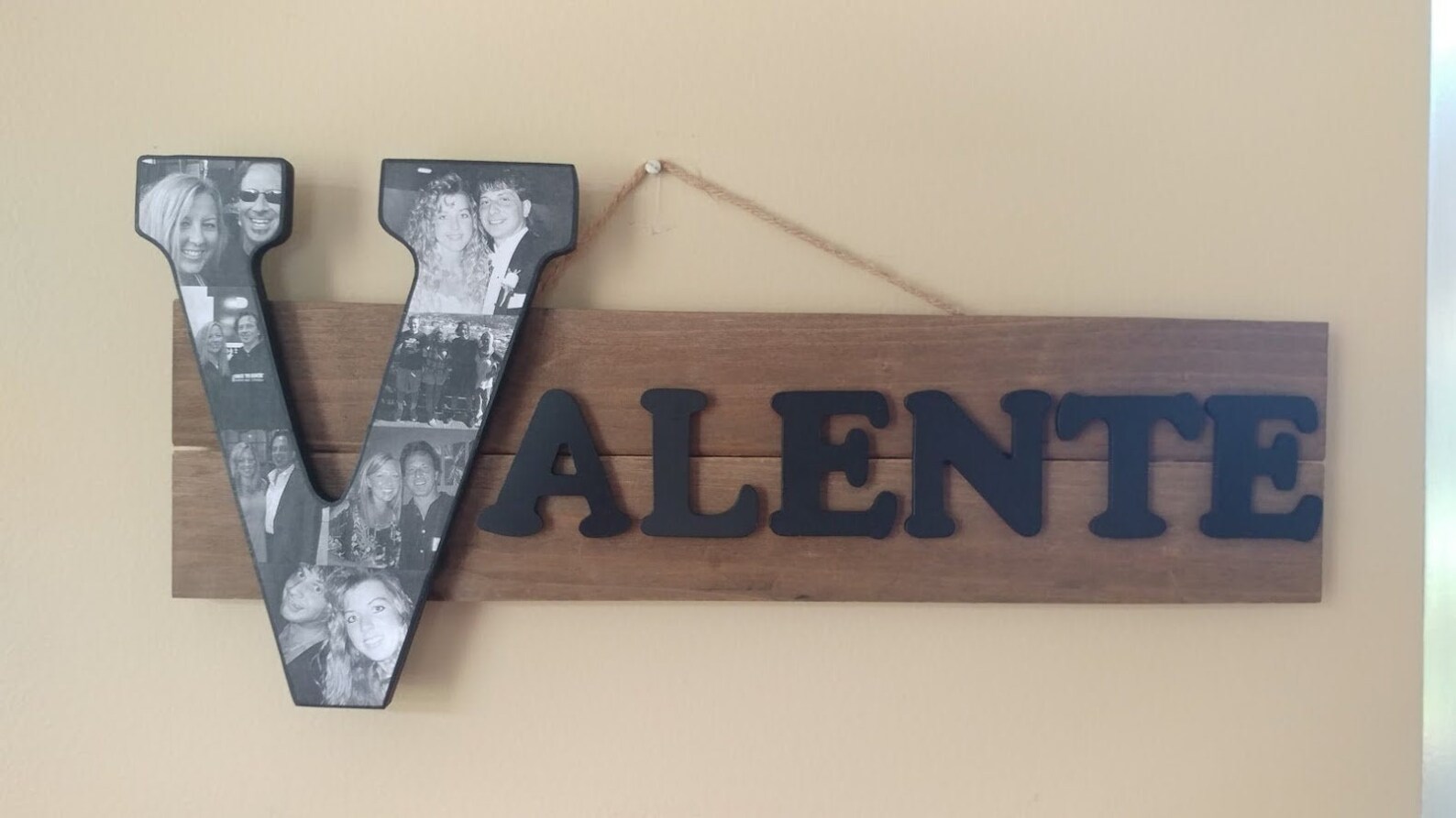Last Name Wall Art Personalized Wood Letters Etsy