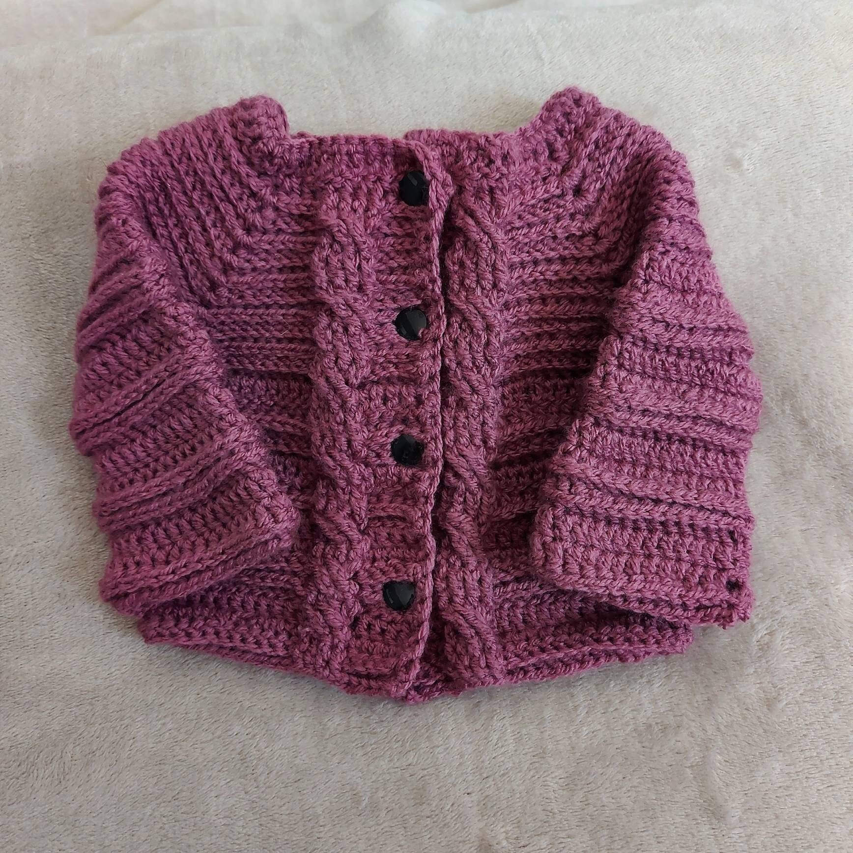 Girl jacket. Made crochet. Handmade. Size 3 months. Etsy