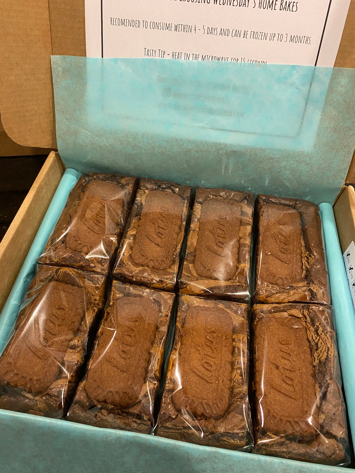 Postal Brownies Edible Gift 1 flavour Etsy