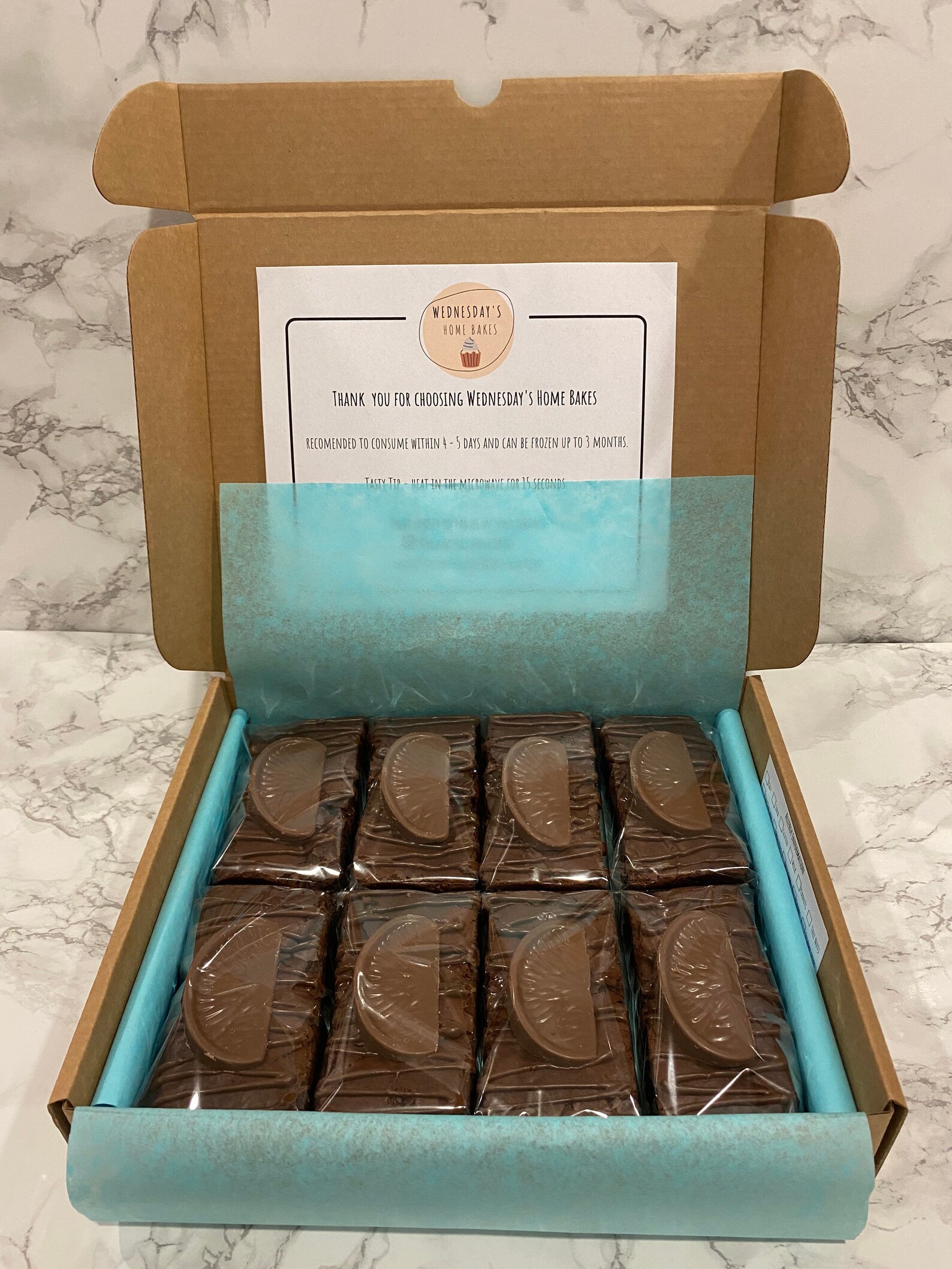 Postal Brownies Edible Gift 1 flavour Etsy