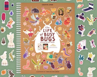 Libro de pegatinas de Busy Bugs