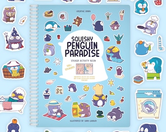 Squishy Penguins Sticker Book