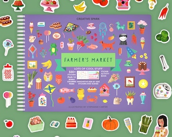 Farmers Market Sticker Book
