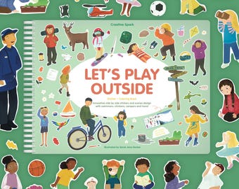 Let's Play Outside Sticker Book