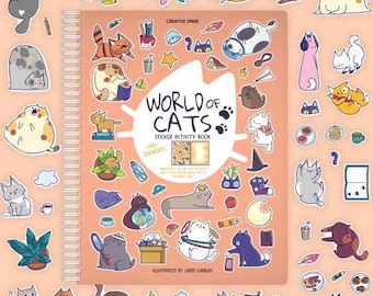 World of Cats Sticker Book