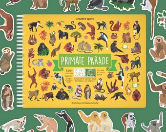Primates Sticker Book