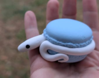 Polymer Clay Snake Macarons
