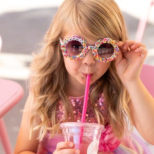 sprinkle sunnies| birthday party personalized kids sunglasses| baby toddler youth| custom accessories