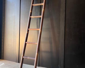 Bamboo Ladder / bathroom towel rail / hanging rack
