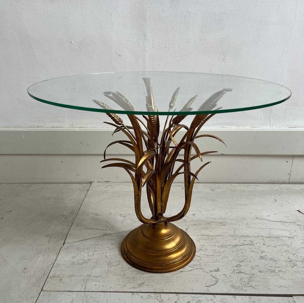 Glass Coffee Table Gold Etsy Ireland