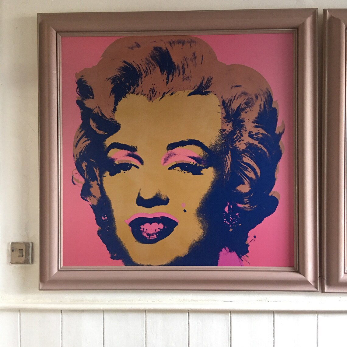 Large Framed Pop Art Print on Board of Marilyn Monroe in the Etsy UK