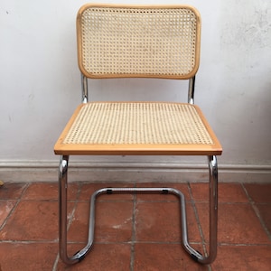 Marcel Breuer Cesca chair /cane seat /dining chair