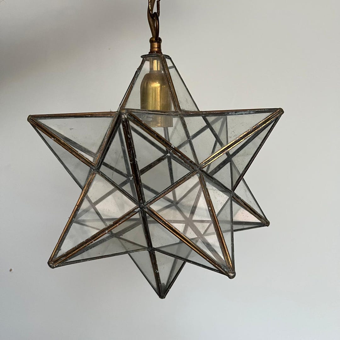 Moravian Star Pendant Light / Lighting - Etsy