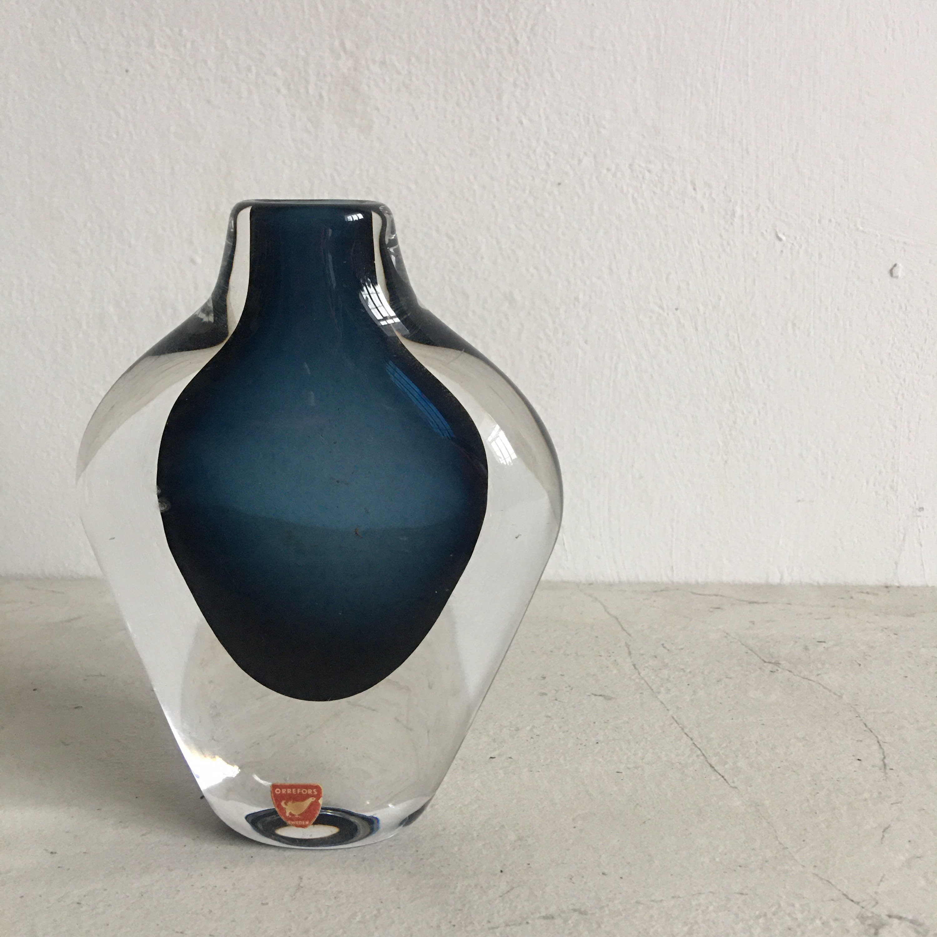 Nils Landberg　北欧/ガラス/花器/ビンテージ Nils Landberg Vase - Etsy