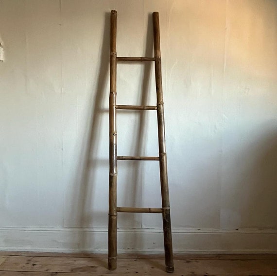 Bamboo ladder towel rail new arrivals