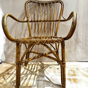 Vintage 1950’s Bamboo Chair /armchair