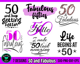 Download Hello Fifty Svg Etsy