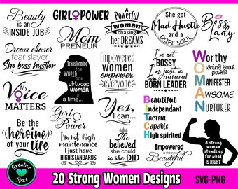 Download Strong Woman Svg Etsy